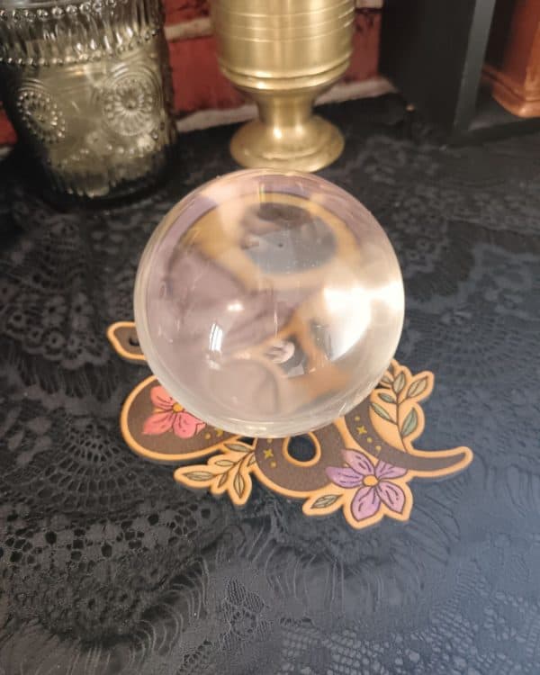 Boule de Cristal et Support Màgica Serpiente Fleuri – Image 8