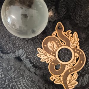 Boule de Cristal et Support Màgica Serpiente Feuillu