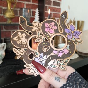 Support de boule de cristal Màgica Serpiente Fleuri