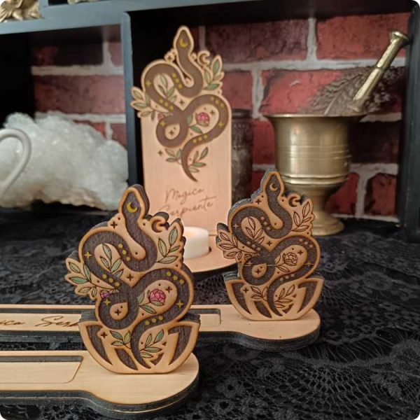 Plaquette interchangeable pour porte encens Màgica Serpiente Feuillu – Image 5