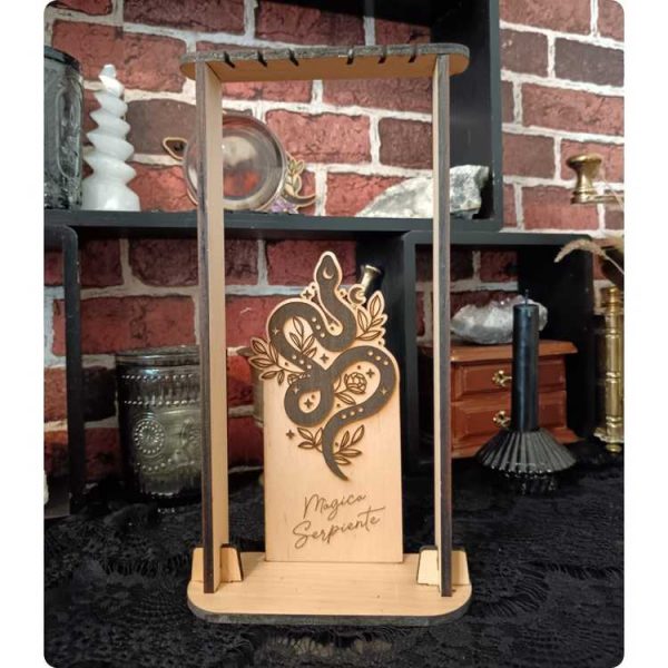 Porte pendule artisanal Màgica Serpiente Feuillu – Image 3