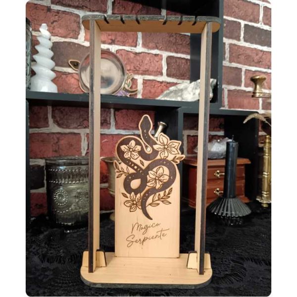 Porte pendule artisanal Màgica Serpiente Fleuri – Image 3